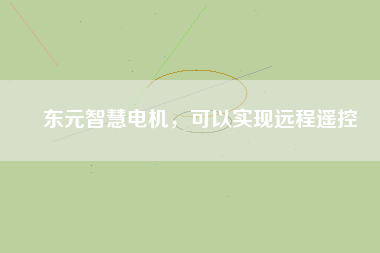 東元智慧電機(jī)，可以實(shí)現(xiàn)遠(yuǎn)程遙控