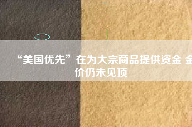 “美國優(yōu)先”在為大宗商品提供資金 金價(jià)仍未見頂