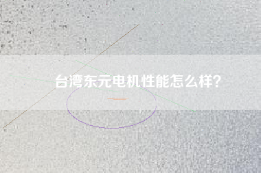 臺(tái)灣東元電機(jī)性能怎么樣？