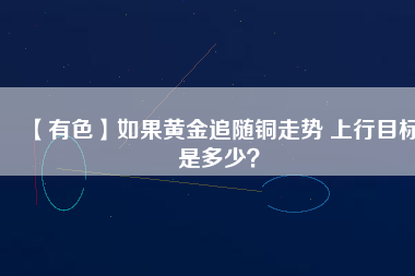 【有色】如果黃金追隨銅走勢 上行目標是多少？